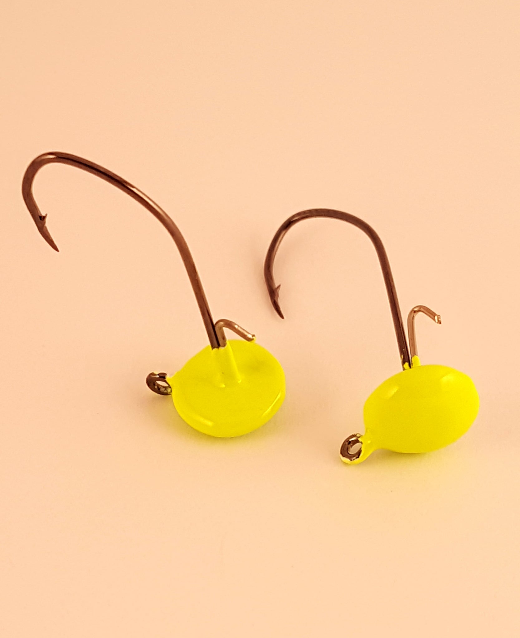 1/8 oz. Sickle Hook Size #2 (10 Pack) 2 Colors Available - Jade's Jigs -  Lead-Free Tackle