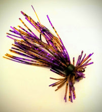 Load image into Gallery viewer, Peanut Butter &amp; Jelly Polisher Skirted Finesse Jig - 1/8 Size
