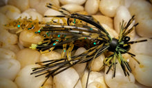 Load image into Gallery viewer, Cross-Eyed Cricket Polisher Skirted Finesse Jig - 1/8 Size