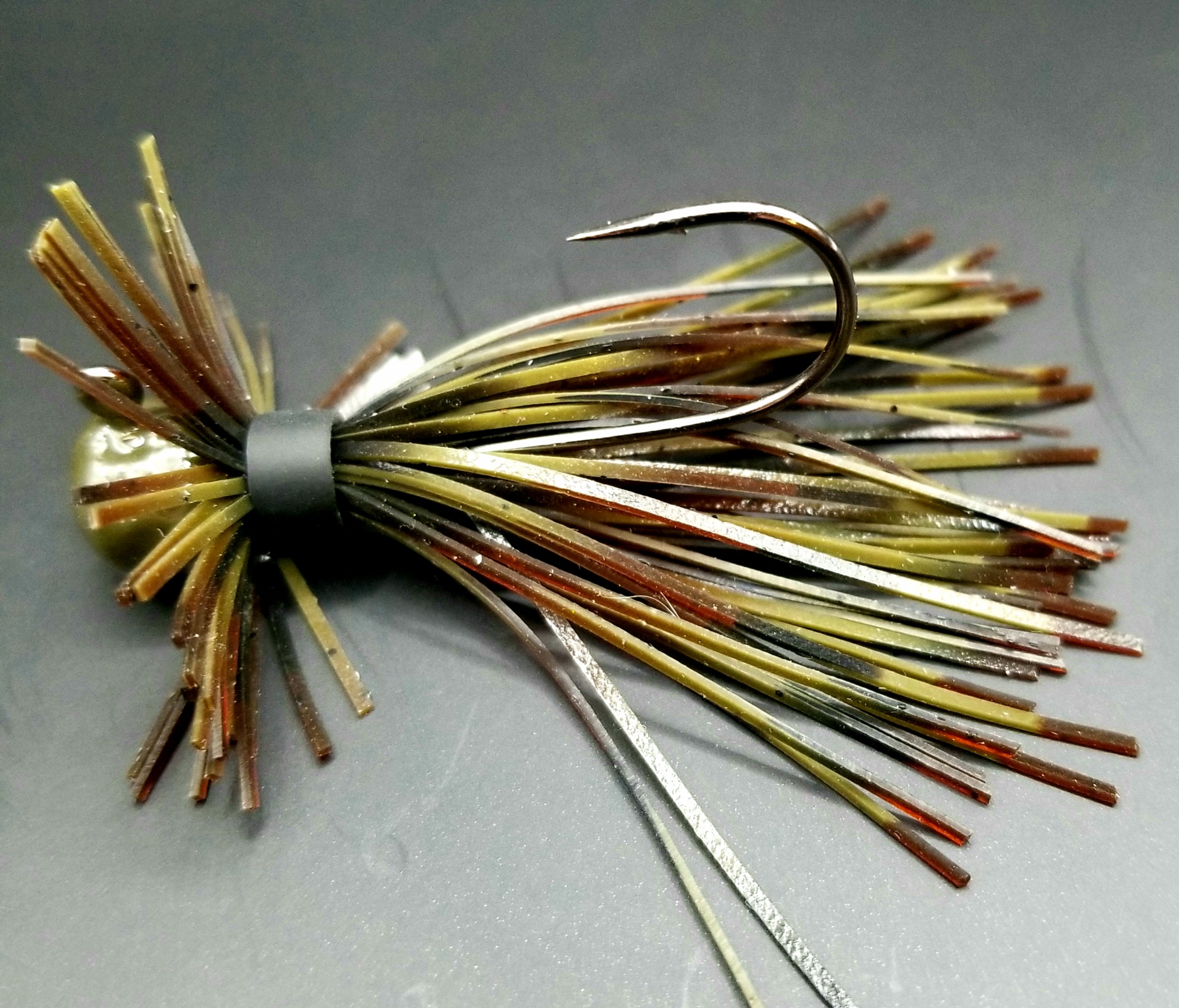 A smaller finesse jig is a spring fishing essential for me. The smaller jigs  match the size of the newly hatched bait fish and crawfish a