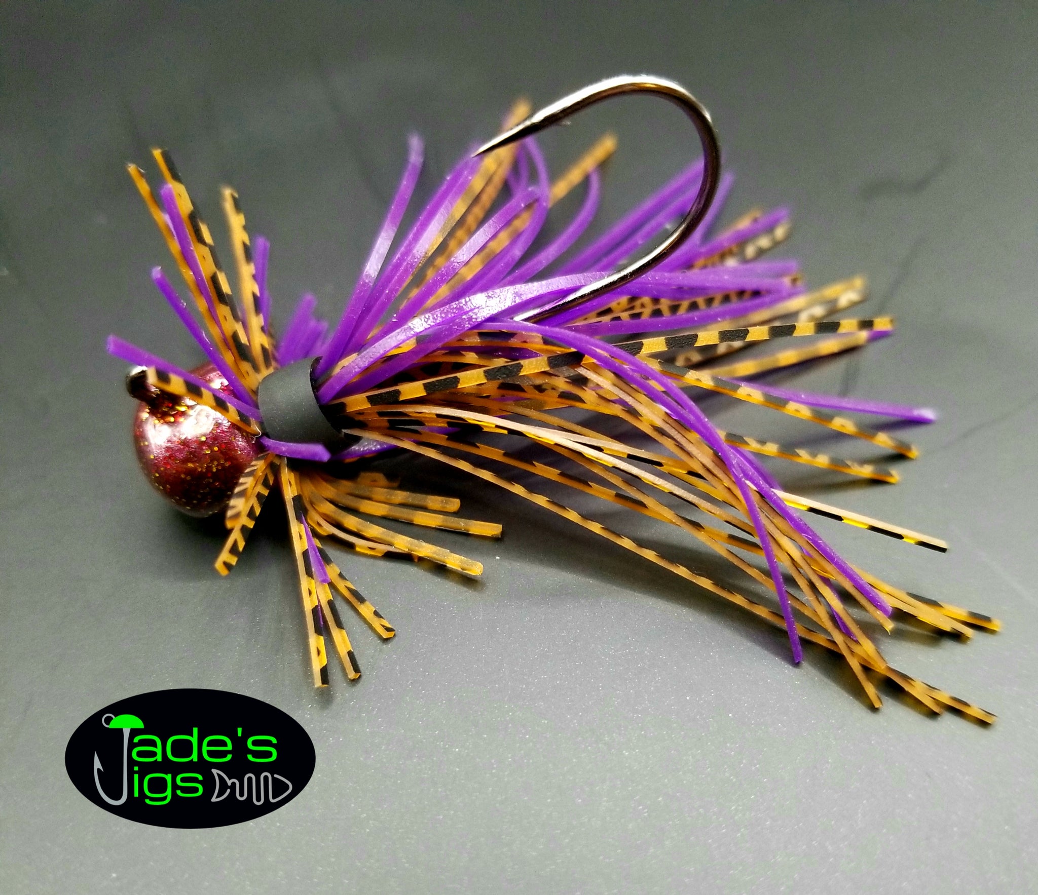 1/4 oz. Standard 90 Degree Hook Size 3/0 (10 Pack) 4 Colors Available -  Jade's Jigs - Lead-Free Tackle